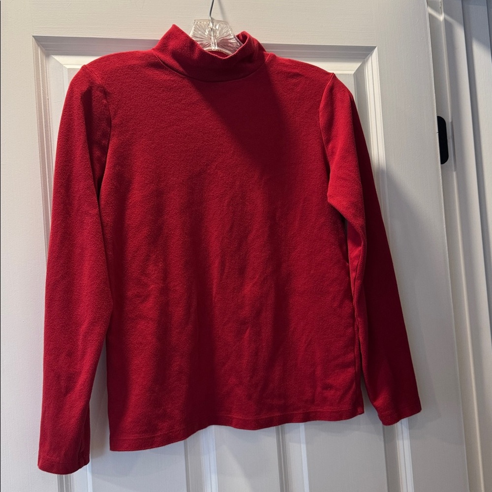 Saint John's Bay Active Red Mockneck Top